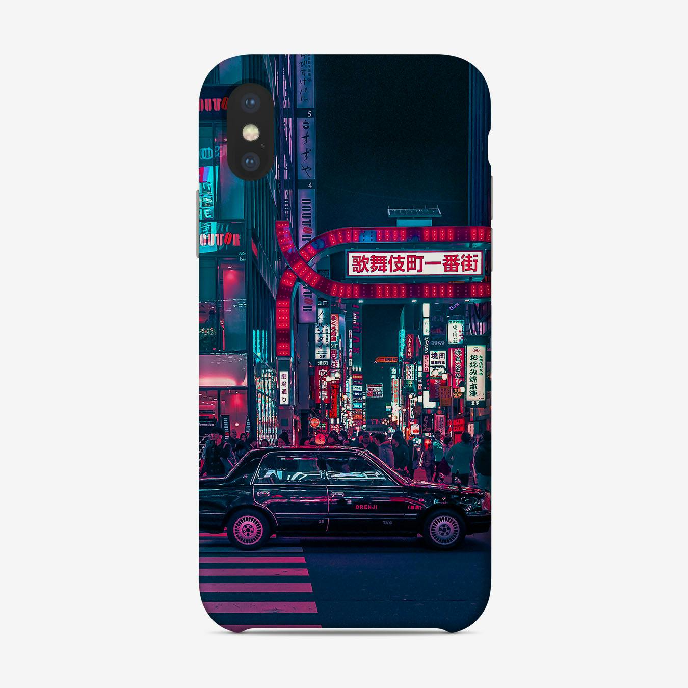 Cyberpunk Tokyo Street Phone Case by Gypsy In A Spacesuit Fy